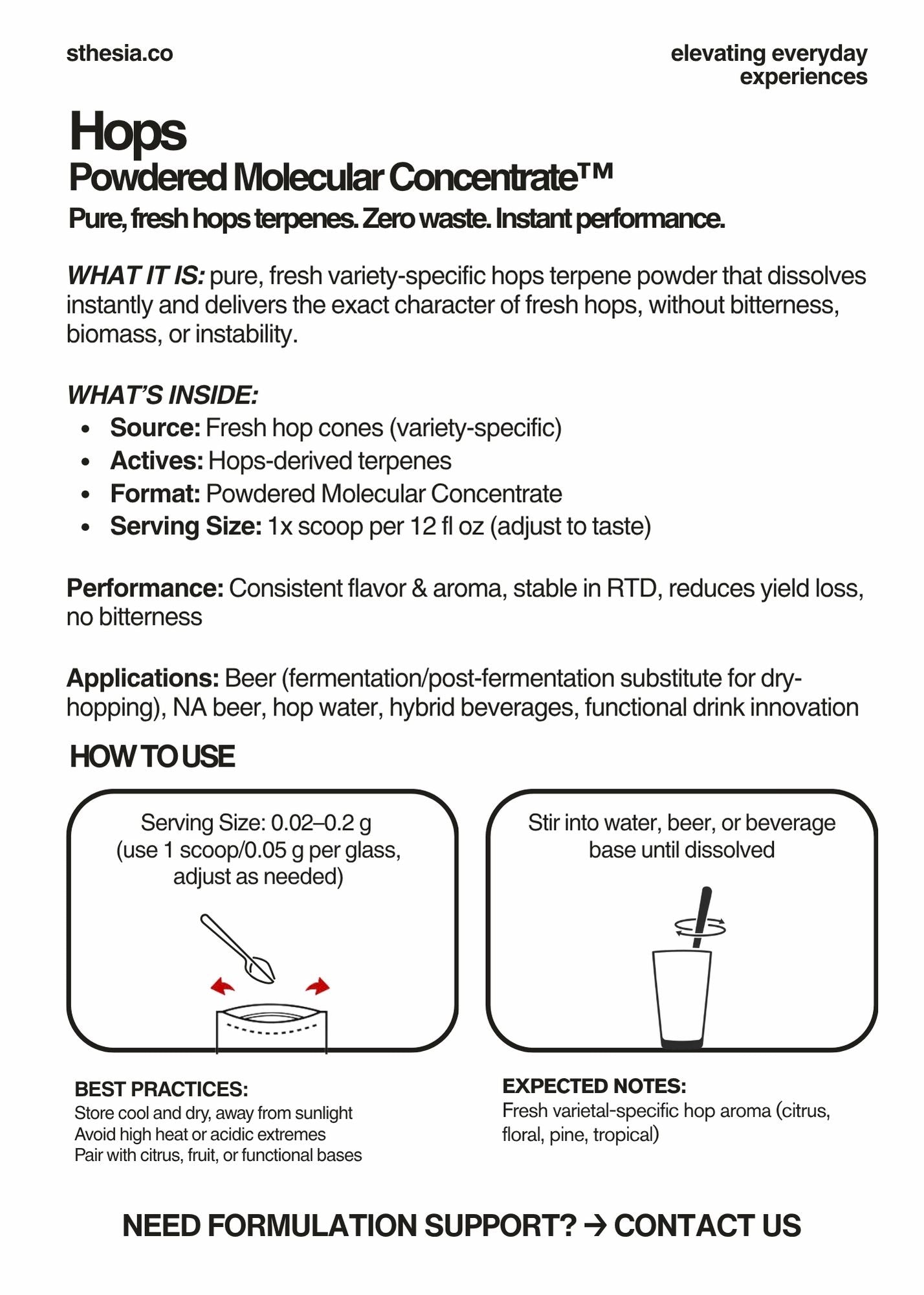 Hops - Molecular Concentrate™ Powder