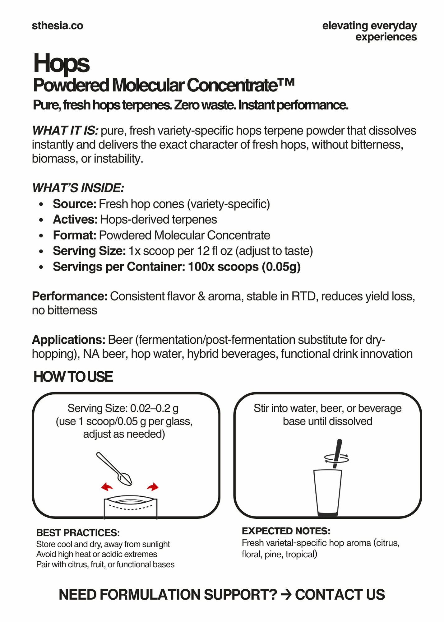 Hops - Molecular Concentrate Powder
